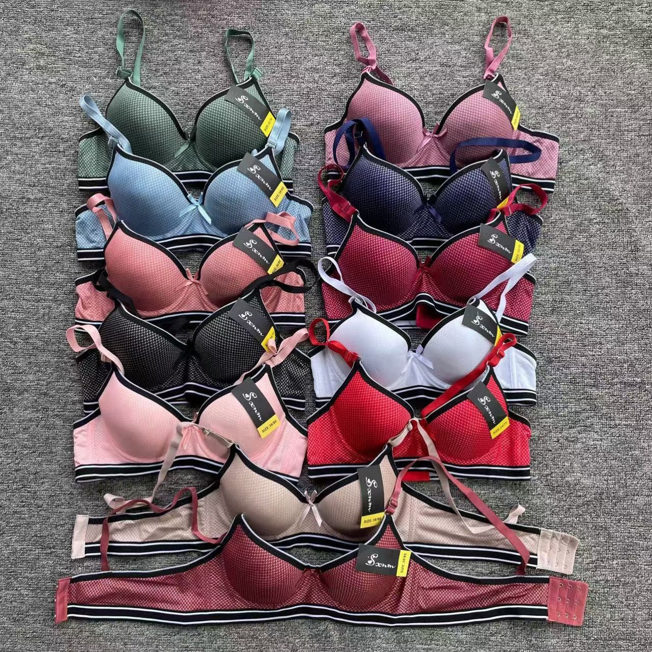 YY-10 Simple and comfortable student-friendly bra without underwire, push-up bra for small chest, to collect side breasts and adjust breasts, new style