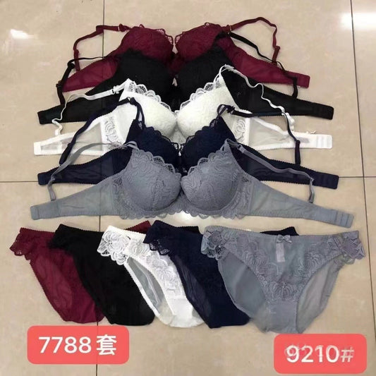 YY-02 Sexy lace women's underwear comfortable breathable thin bra set spot wholesale