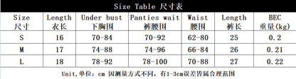 INS  Sexy Lingerie Satin Tassel Sexy Push-Up Hip Lift Big Bust Minimizer Four-Piece Set for Women