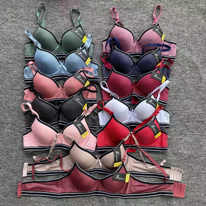 YY-10 Simple and comfortable student-friendly bra without underwire, push-up bra for small chest, to collect side breasts and adjust breasts, new style