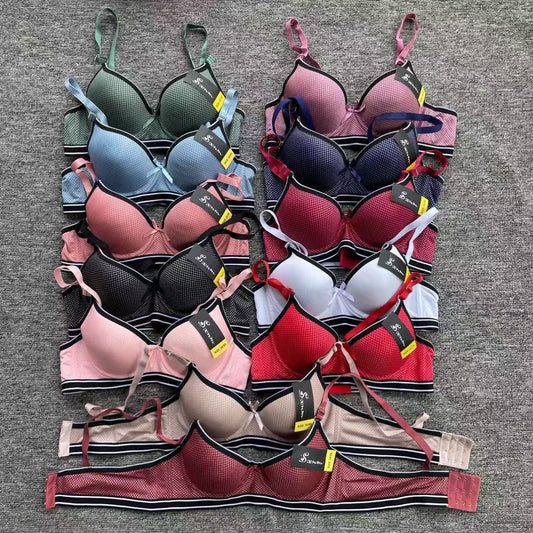 YY-10 Simple and comfortable student-friendly bra without underwire, push-up bra for small chest, to collect side breasts and adjust breasts, new style
