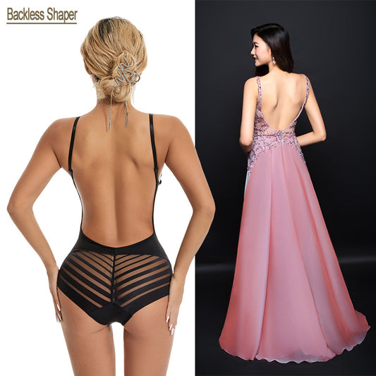 Cross-Border Sexy Backless One-Piece Shapewear for Women, U-Shaped Back Beauty Dress, Inner Wear, Tummy Control Corset