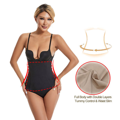 Cross-Border Sexy Backless One-Piece Shapewear for Women, U-Shaped Back Beauty Dress, Inner Wear, Tummy Control Corset