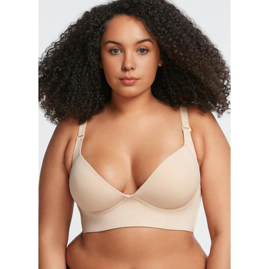 2025 New Cross-Border Dropshipping Plus Size Girls' Bra, Slim Fit, Anti-Exposure