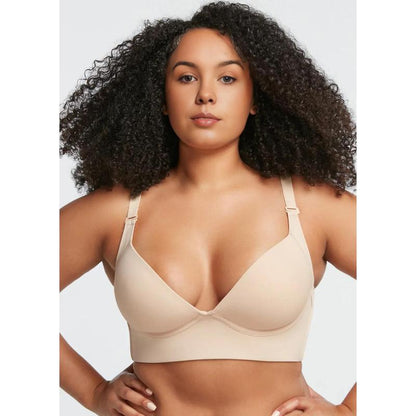 2025 New Cross-Border Dropshipping Plus Size Girls' Bra, Slim Fit, Anti-Exposure