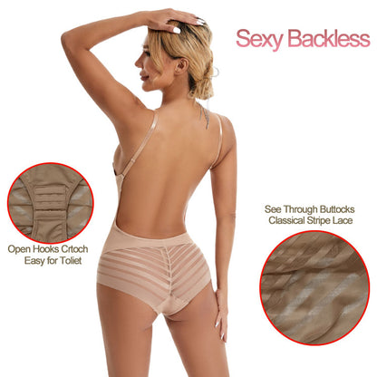 Cross-Border Sexy Backless One-Piece Shapewear for Women, U-Shaped Back Beauty Dress, Inner Wear, Tummy Control Corset
